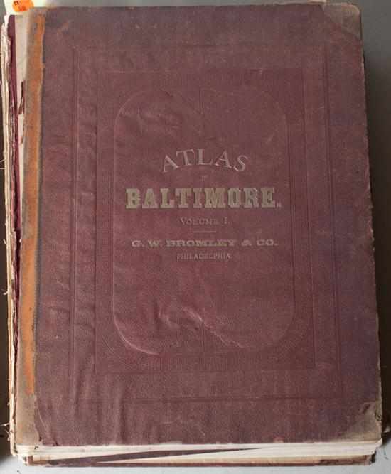 Appraisal: Atlas George and Walter Bromley The City of Baltimore Vols