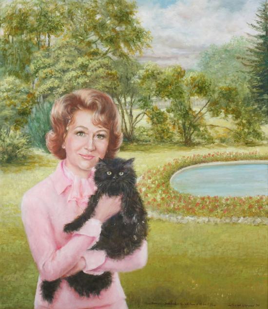 Appraisal: BETTE WILSON SHERWOOD American th century JEANE DIXON HOLDING JASON