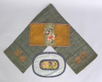 Appraisal: A Collection of Antique Chinese Textile Fragments A collection of