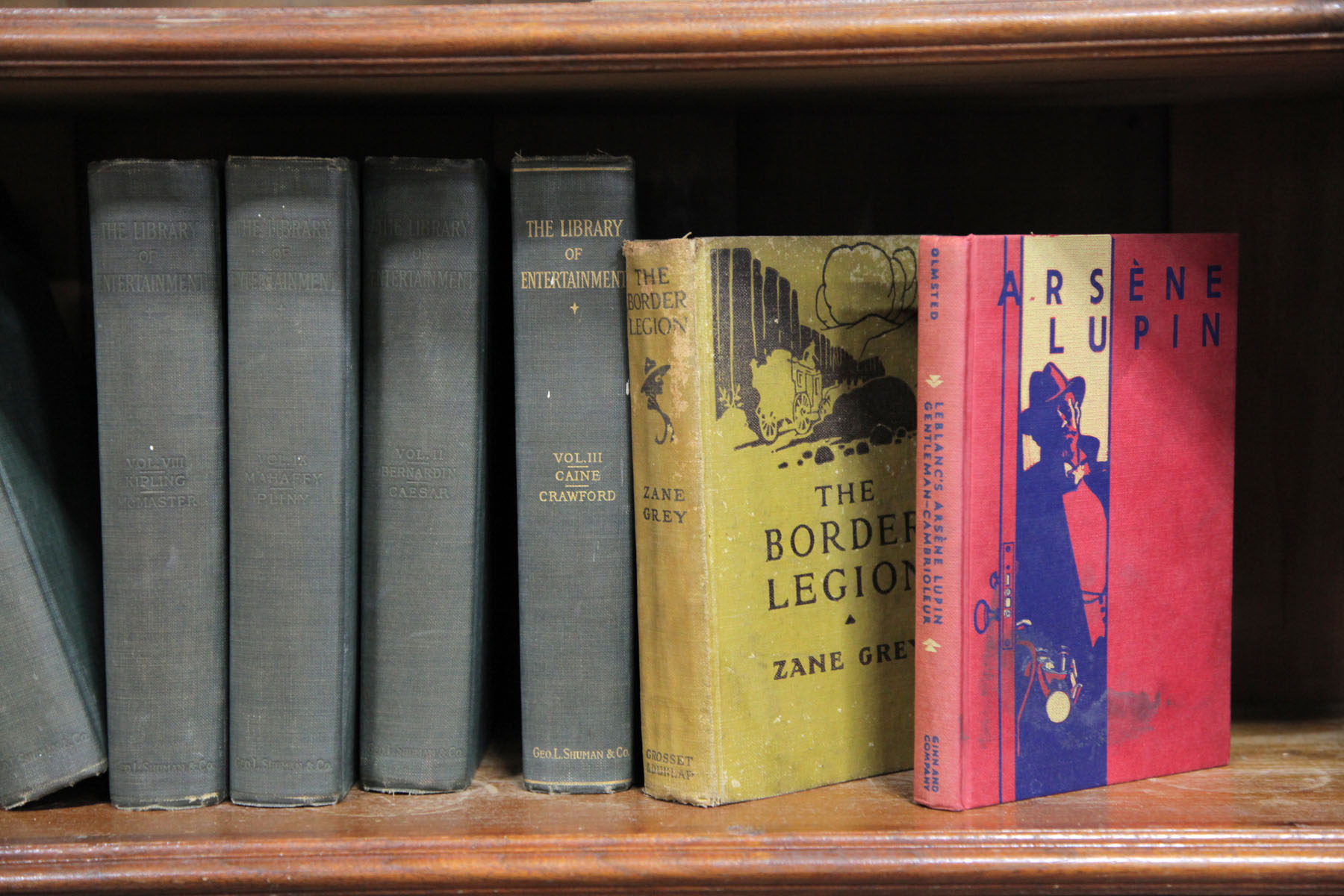 Appraisal: 'LIBRARY OF ENTERTAINMENT'' PLUS TWO FIRST EDITION BOOKS American early