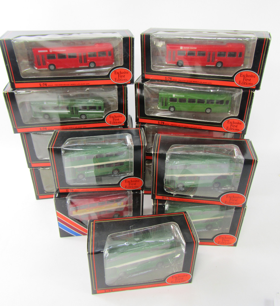 Appraisal: Gilbow die cast models of single and double decker buses