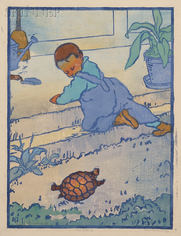 Appraisal: Eliza Draper Gardiner American - The Turtle edition of Signed