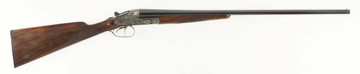 Appraisal: MERKEL MODEL E EL DBL BBL SHOTGUN Cal ga SN