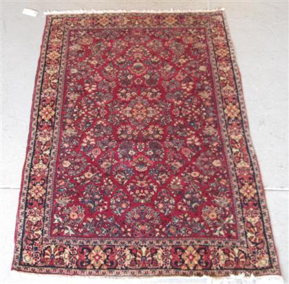 Appraisal: Sarouk rug west persia circa