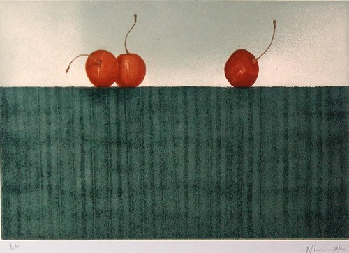 Appraisal: Artist Rampinelli Roberto Italian born Title Cherries Medium color engraving