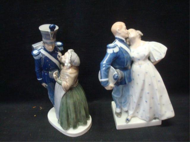 Appraisal: Royal Copenhagen Porcelain Figurines From a Hartsdale estate Dimensions high