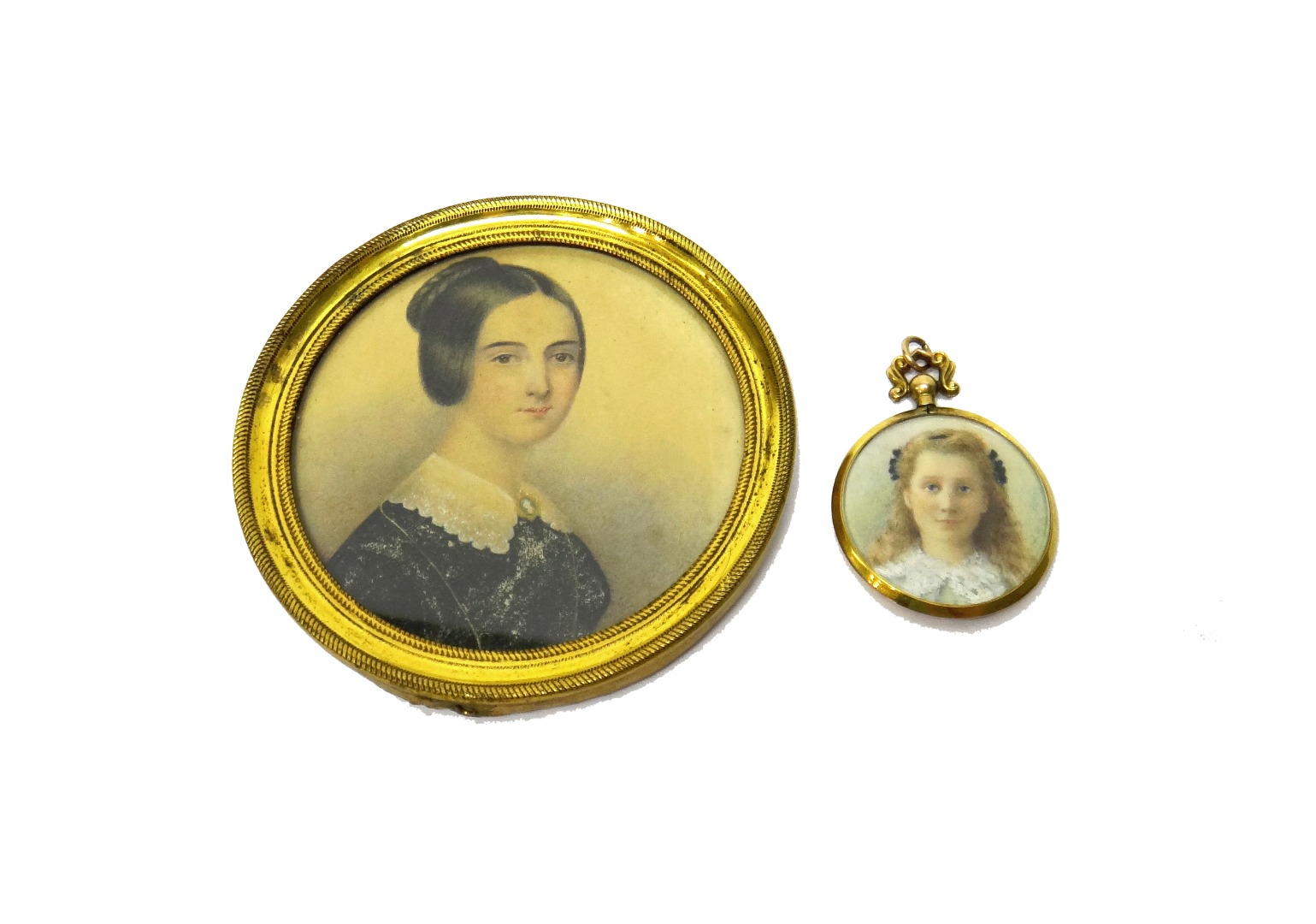 Appraisal: Early th century English School portrait miniature on ivory of