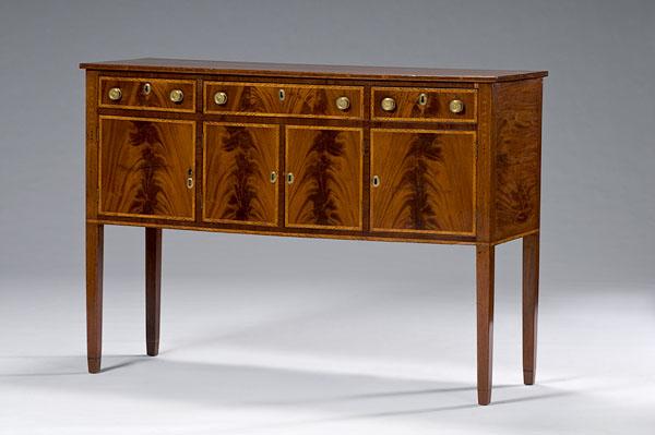 Appraisal: FEDERAL -STYLE SERVER IN MAHOGANY American in mahogany with pine