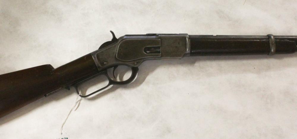 Appraisal: WINCHESTER MODEL LEVER ACTION SADDLE RING CARBINE third model WCF