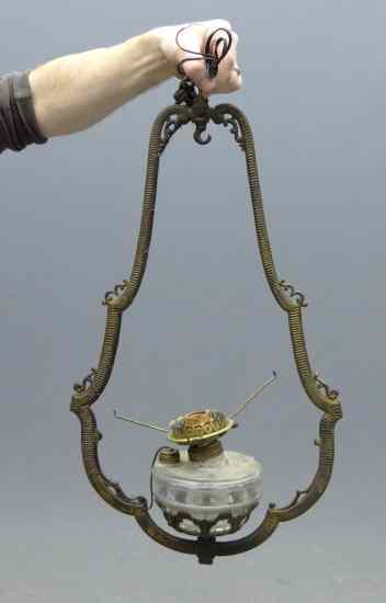 Appraisal: Victorian hanging lamp