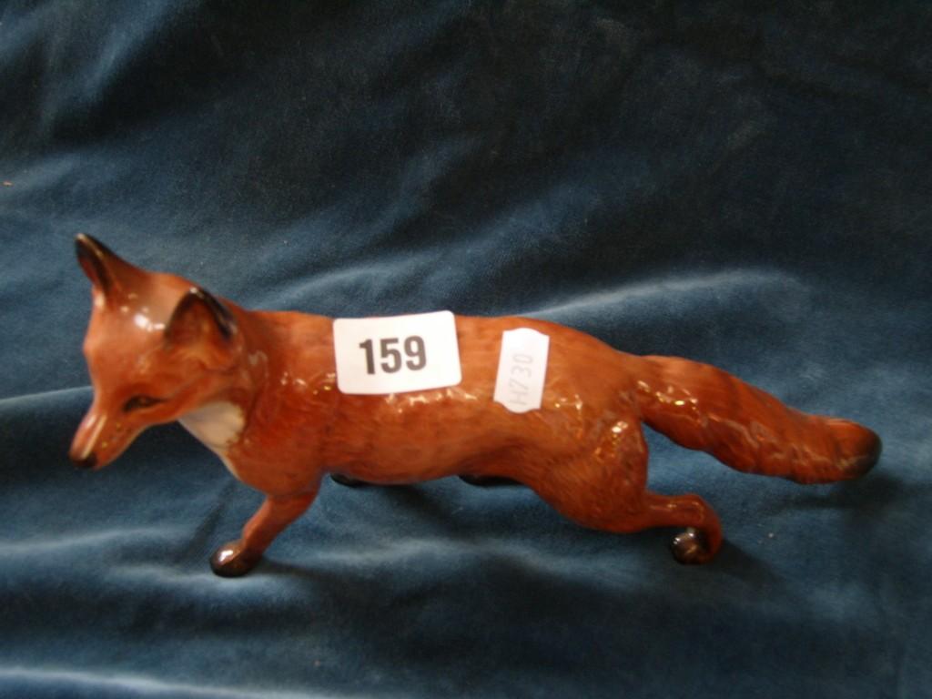 Appraisal: A Beswick model of a standing fox -