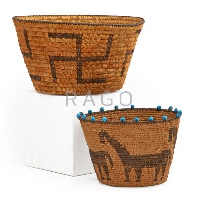 Appraisal: PIMA WOVEN BASKETS Condition Report