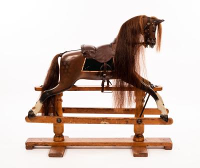 Appraisal: An early th Century rocking horse by G J Lines