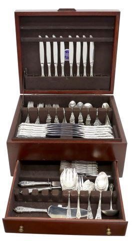 Appraisal: lot of American sterling silver flatware service Wallace Silversmiths in