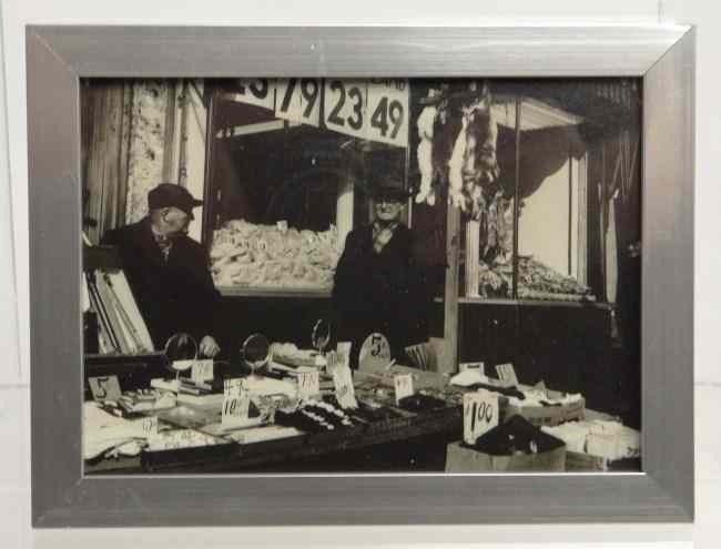 Appraisal: Vintage Al Macy photograph of N Y C outdoor market