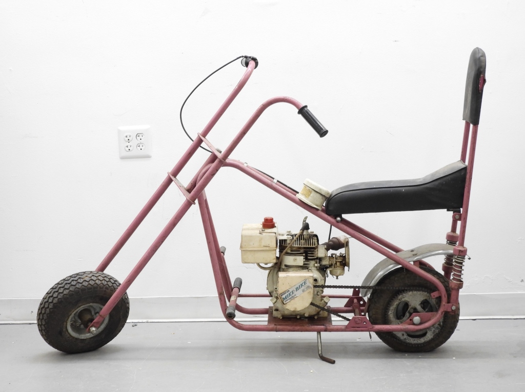 Appraisal: VINTAGE MIKE-BIKE RUP MINI BIKE MOTORCYCLE Washington th CenturyRaspberry color