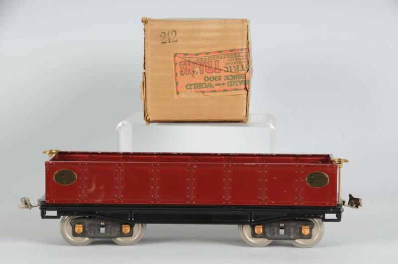 Appraisal: Lionel No Standard Gauge Maroon Gondola Car Description Pre-war Includes