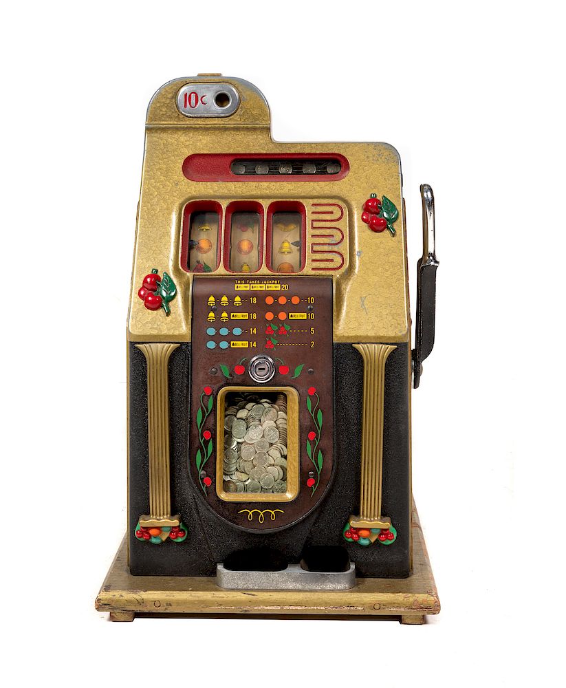 Appraisal: A Mills Slot Machine Height overall inches A Mills Slot