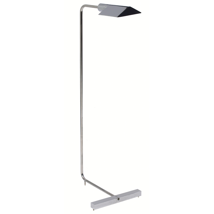 Appraisal: Cedric Hartman floor lamp chromed form