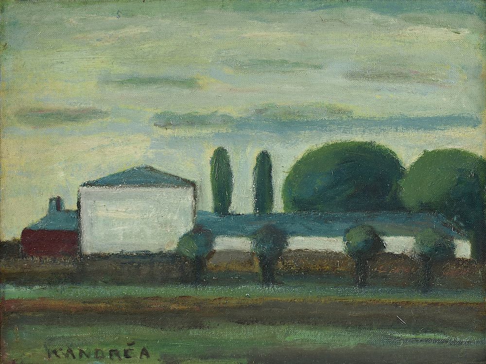 Appraisal: KEES ANDR A Dutch - A PAINTING Estate in Landscape