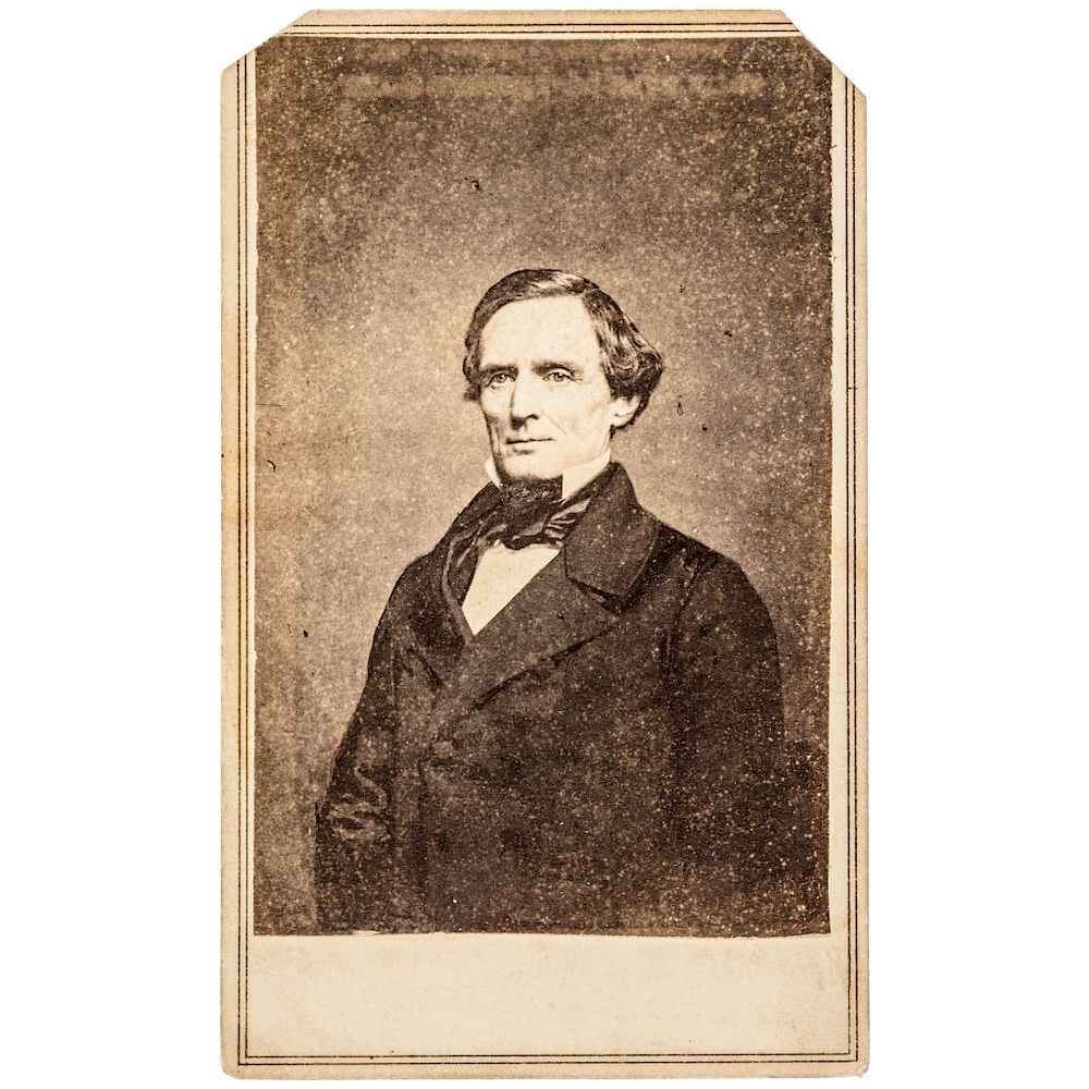 Appraisal: Civil War Confederate President Jefferson Davis and CSA First Lady