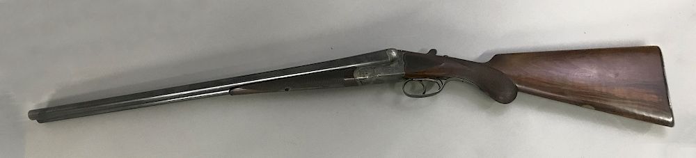 Appraisal: Charles Daly Double Barrel -Gauge Shot Gun Charles Daly double