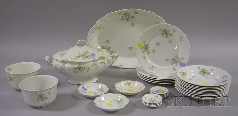 Appraisal: Group of Assorted English Dinnerware including a Hanley soup tureen