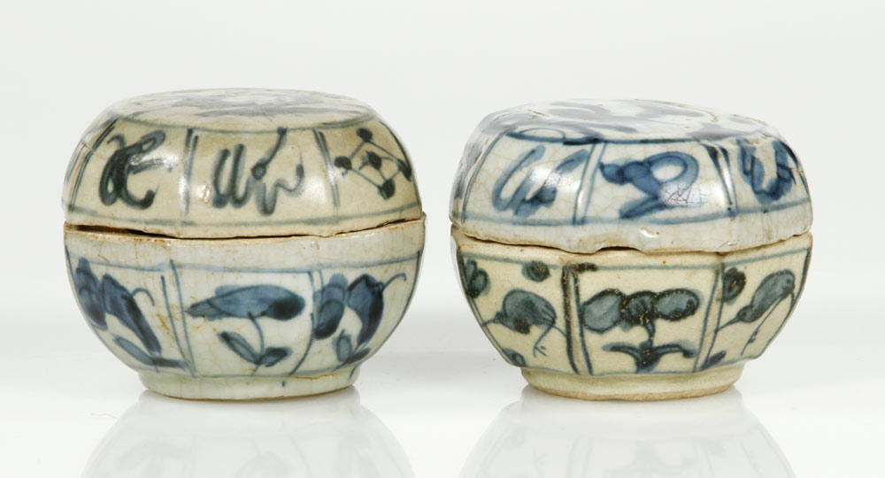 Appraisal: - Pr Ming Dynasty Boxes Pair of Chinese Ming Dynasty