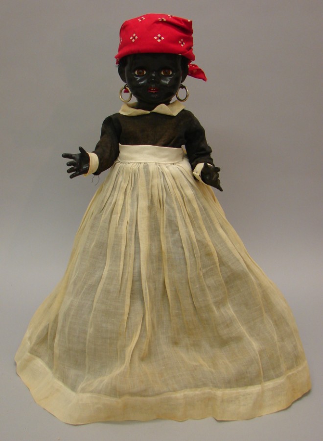 Appraisal: Black 's HP Pedigree doll Made in England Flirty sleep