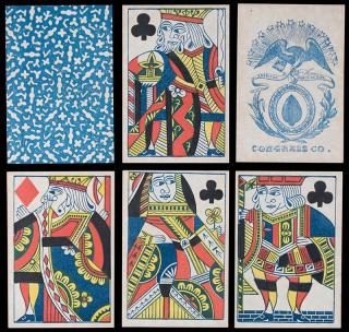 Appraisal: Congress Co Faro Playing Cards New York ca Near mint