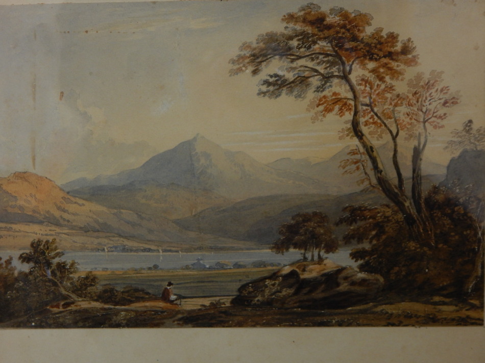 Appraisal: thC School Lakeland landscape watercolour cm x cm