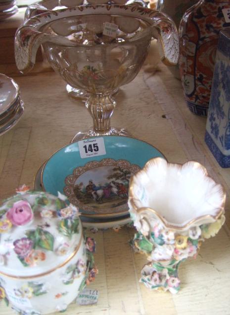 Appraisal: A quantity of ceramics and glass including a pair of