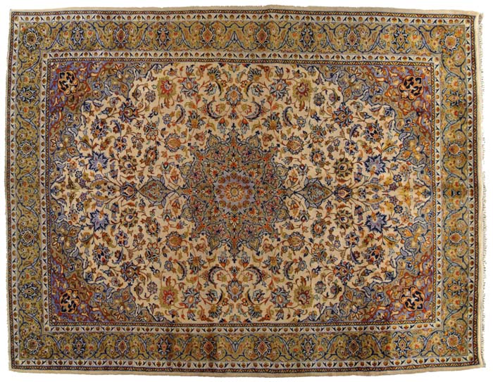 Appraisal: FINE ROOM SIZE ISFAHAN ORIENTAL CARPET Last half of the