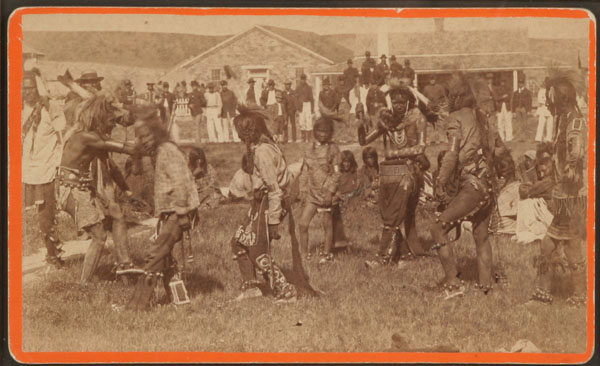 Appraisal: CDV depicting members of the Shoshone Native American tribe with