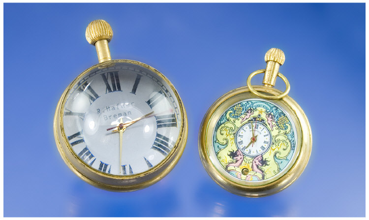 Appraisal: Ball Watch and a Decorated Pocket Watch The ball watch