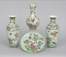 Appraisal: Group of Four Chinese Porcelains A lot comprised of Four