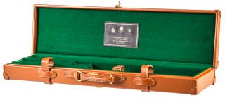 Appraisal: James Purdy Sons Ltd London labeled leather shotgun case having