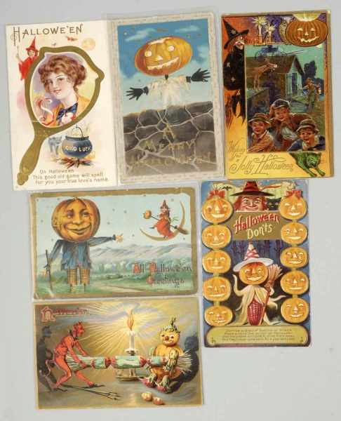 Appraisal: Lot of Halloween Postcards Description Some minor rubs Condition Excellent