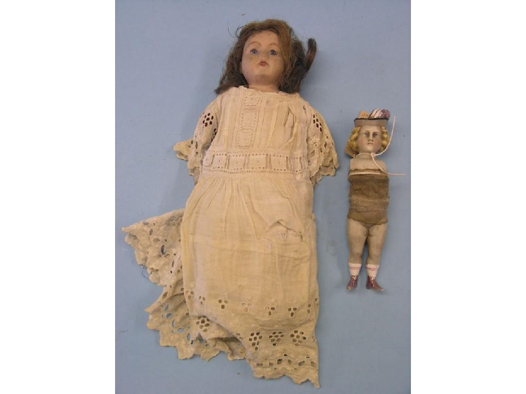 Appraisal: An English bisque porcelain doll entitled Melba in and a