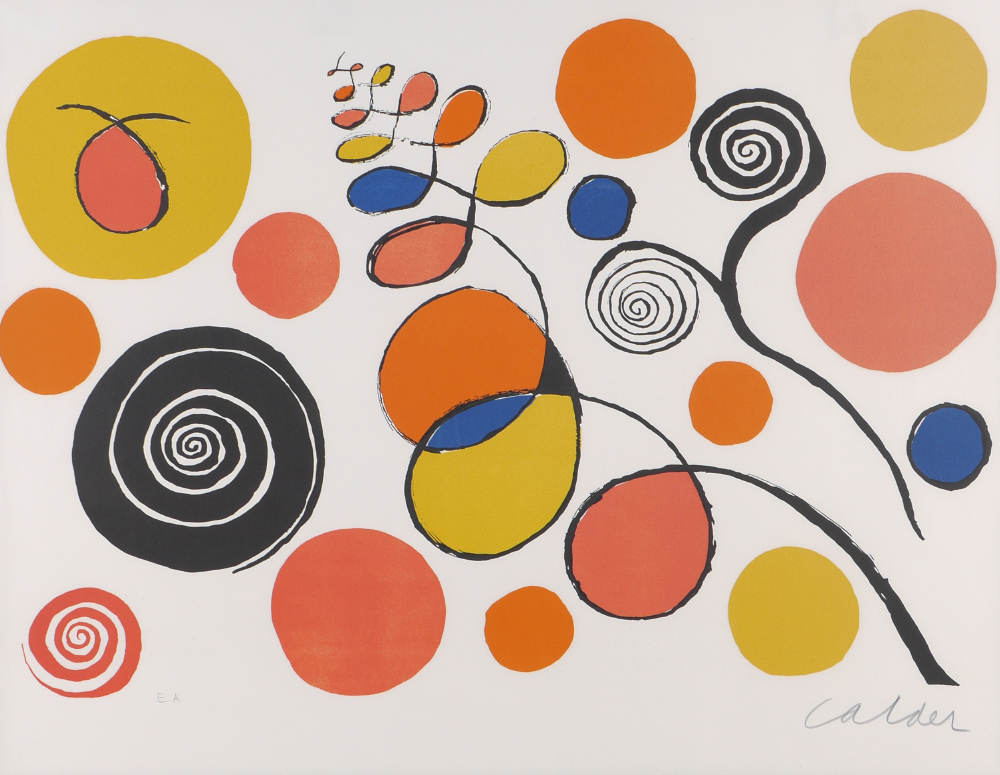 Appraisal: CALDER Alexander American - ''Musical Variations II'' Lithograph '' x