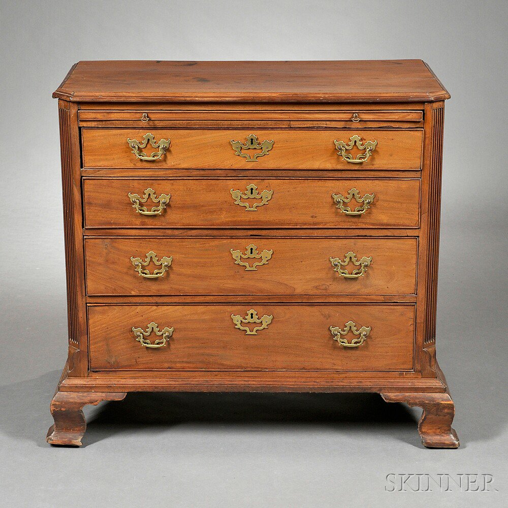 Appraisal: George III Mahogany Chest of Drawers late th early th