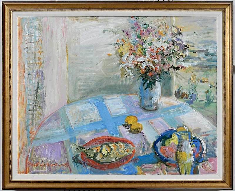 Appraisal: Michele Taylor Hayakawa American th Century Still Life signed lower