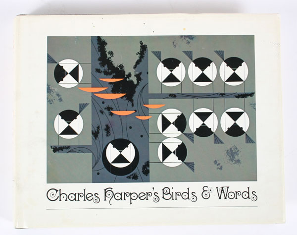 Appraisal: Charles Harper's Birds Words art book pencil signed first edition