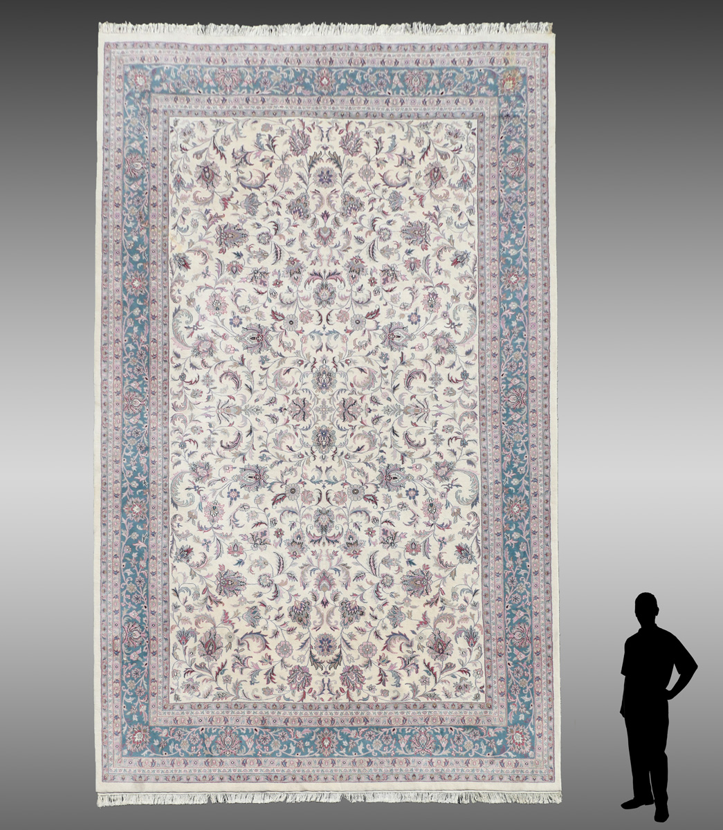 Appraisal: PERSIAN PALACE SIZE HAND KNOTTED WOOL RUG ' '' X