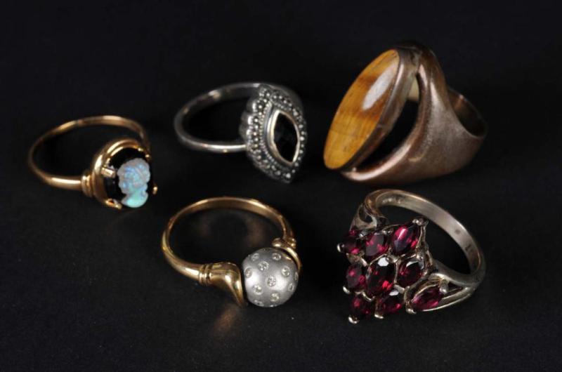 Appraisal: Lot of Rings Description Includes one K gold one K