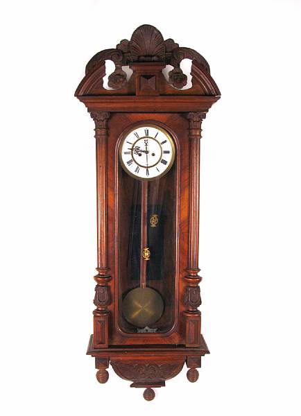 Appraisal: A Renaissance Revival wall clock losses height ft in