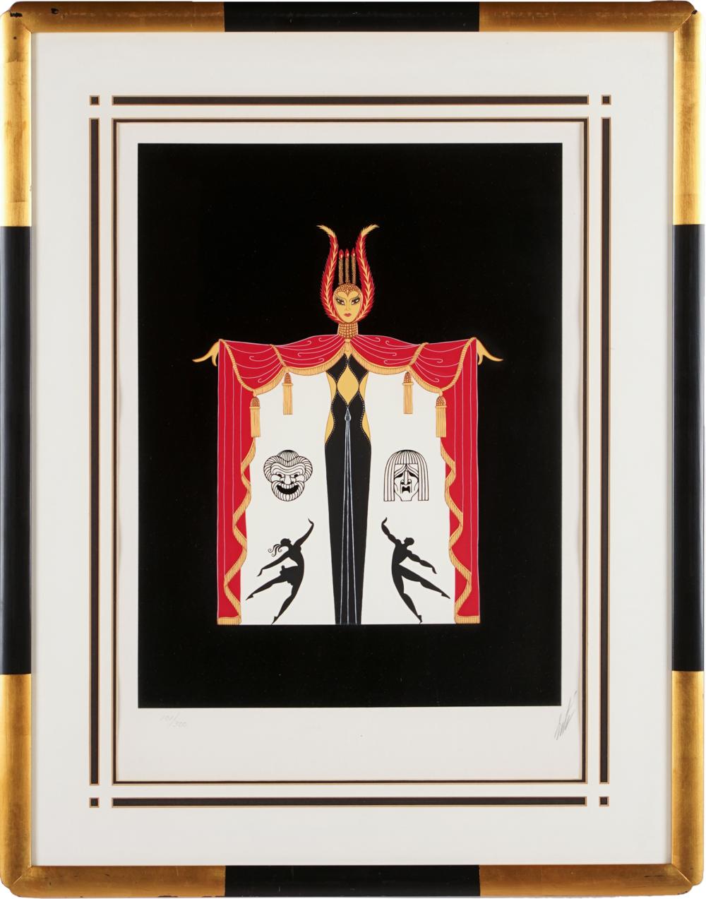 Appraisal: ERTE - BROADWAY FASHION serigraph signed in pencil lower right