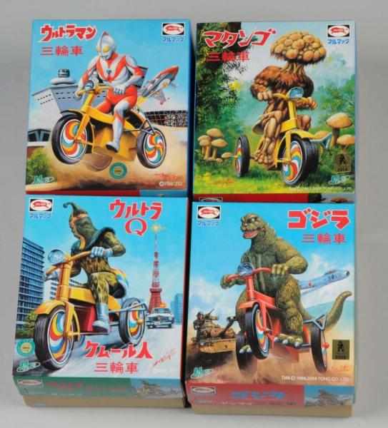 Appraisal: Lot of Kaiju Trikes Description Bullmark reproductions manufactured by M