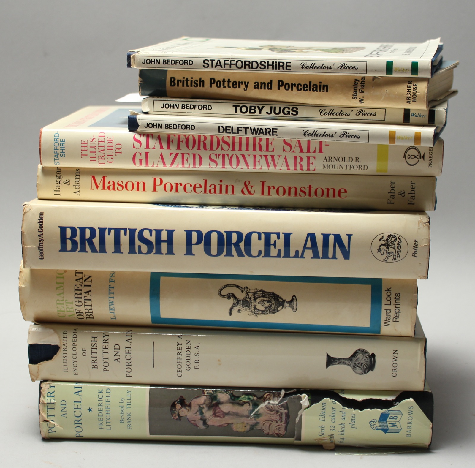 Appraisal: ENGLISH PORCELAIN ETC Ten books Litchfield F Pottery and Porcelain