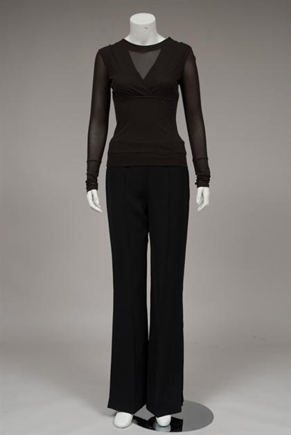 Appraisal: Group of contemporary black separates By Heidi Weisel and Irene